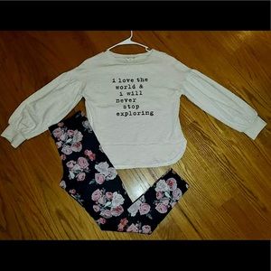 Joyfolie outfit size 7 (worn once)